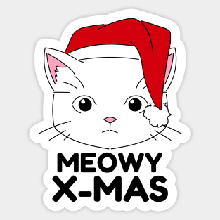 Christmas Cat Sticker